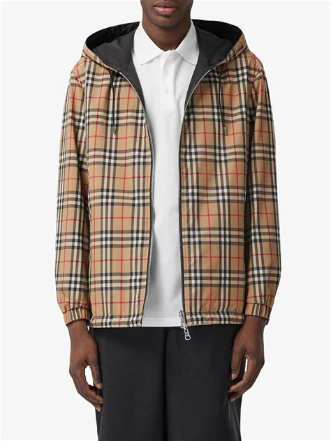 burberry reversible vintage check pattern jacket|burberry reversible jacket women's.